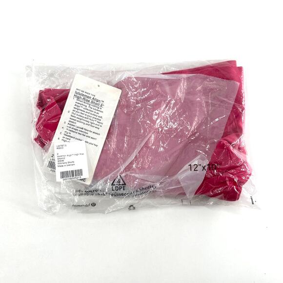Lululemon Raspberry Coulis Align™ High-Rise Short 6" Size 2 - Picture 4 of 10